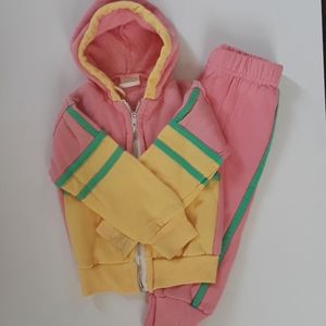 Vintage Girls Sweatpants and Jacket - 24 mos